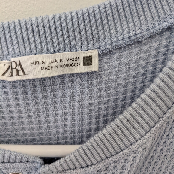 Zara Light Blue Midi Dress - Picture 3 of 3